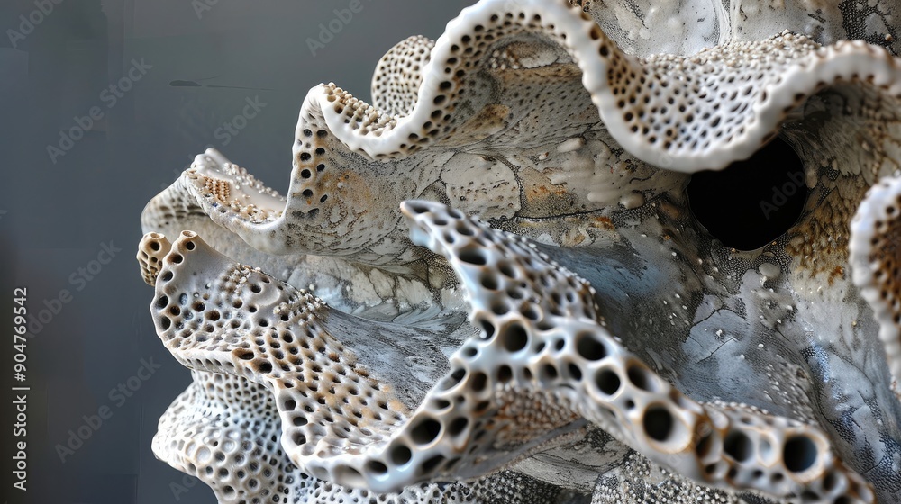Intricate Organic Marine Structure Close-Up Intricate Organic Marine Structure Close-Up