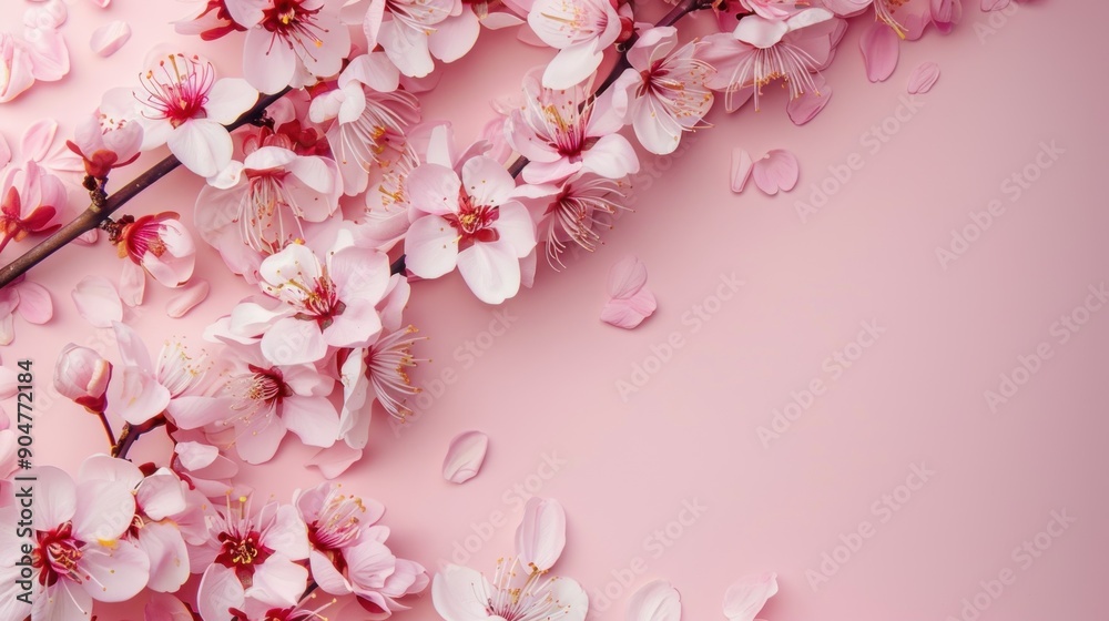 Pink Cherry Blossom Flowers Pink Cherry Blossom Flowers