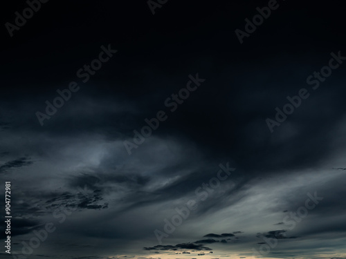 Cloud storm sky dark rain lightning thunder stoumy typhoon Nature light scene rainy atmosphere damage effect carbon dioxide dust air pollution 2.5 Pm, texture nature windstorm weather skyscape.