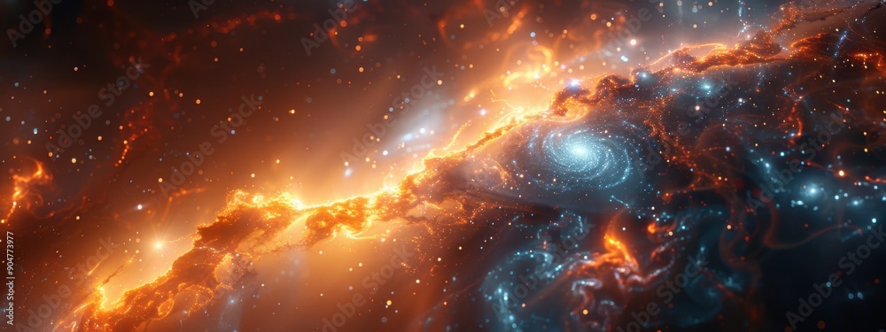 Cosmic Network: Depict the universe as a vast network of filaments and ...