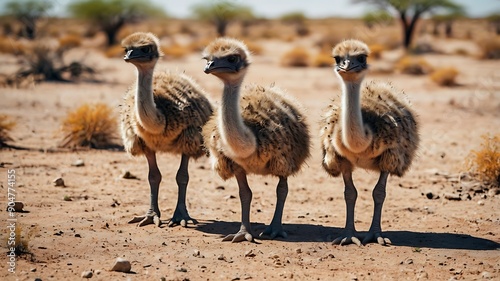 ostrich in the zoo photo