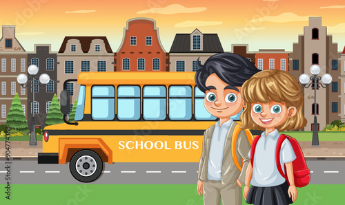 Children Going to School