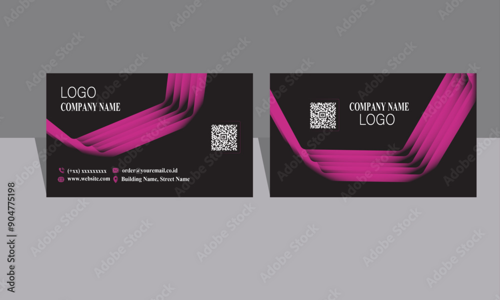 Naklejka premium as-business-card-templates-&-Design0000016