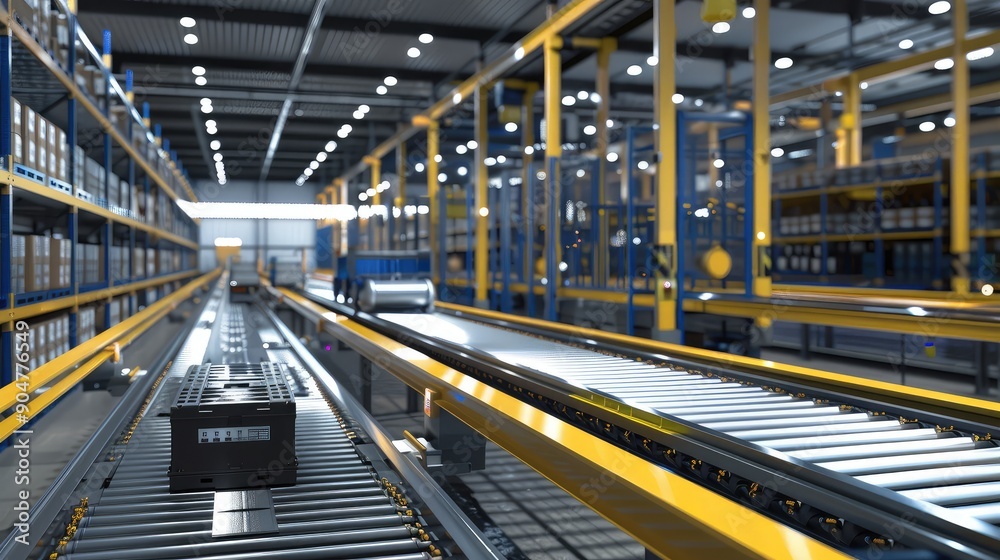 Modern Automated Warehouse Conveyor System Modern Automated Warehouse Conveyor System
