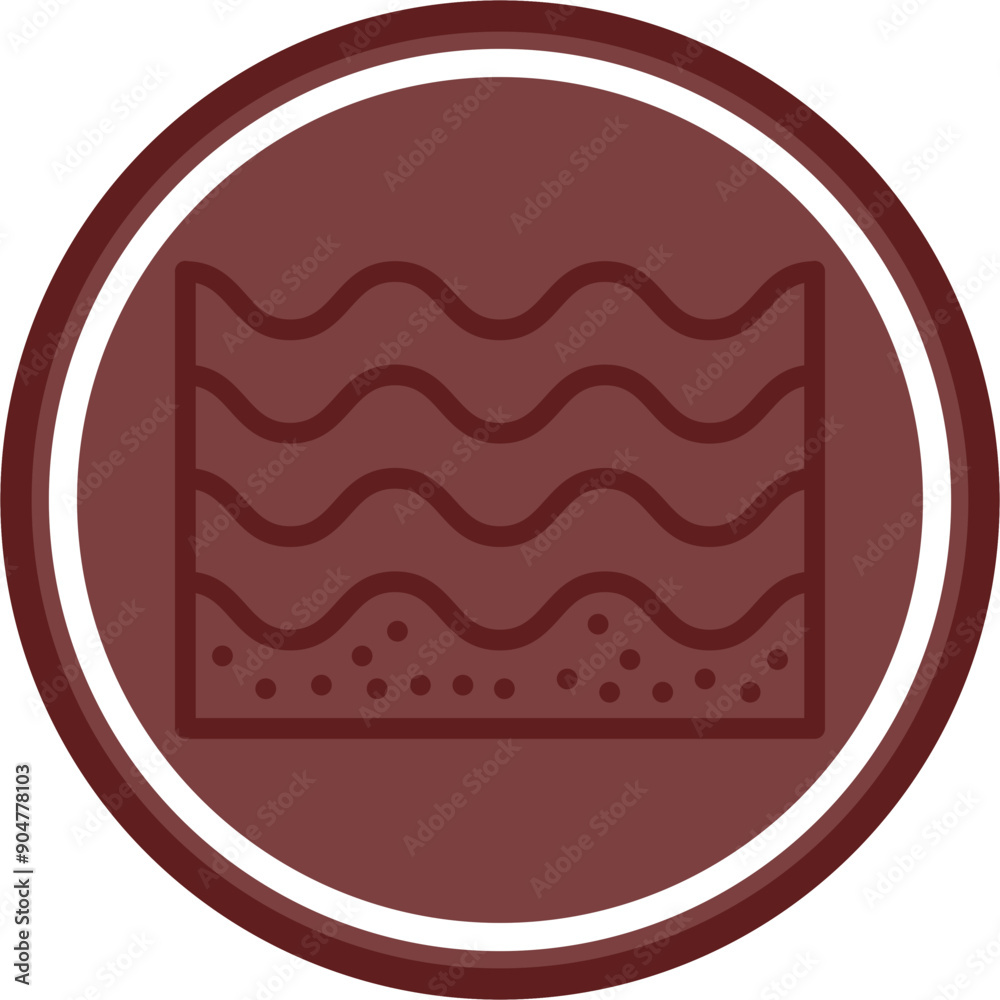 Comfort Vector Line Double Circle Maroon Comfort Vector Line Double Circle Maroon