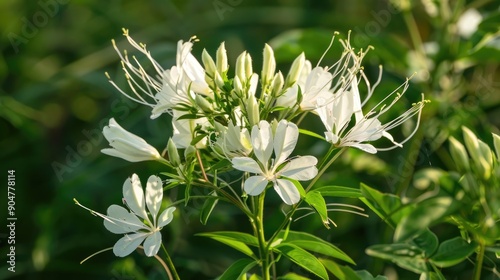 Cleome gynandra Reduction of hydrocyanic acid in fermented or cooked form photo