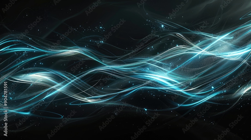 Futuristic Abstract Light Waves Futuristic Abstract Light Waves
