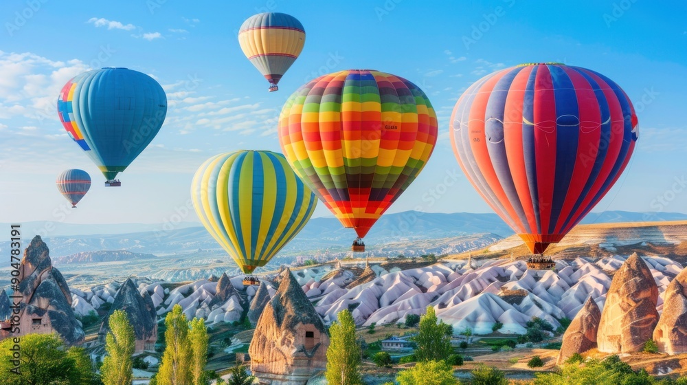 Fototapeta premium Hot Air Balloons over Cappadocia