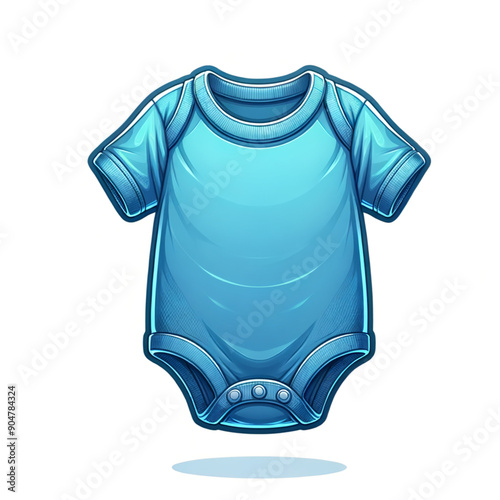 blue baby onsie