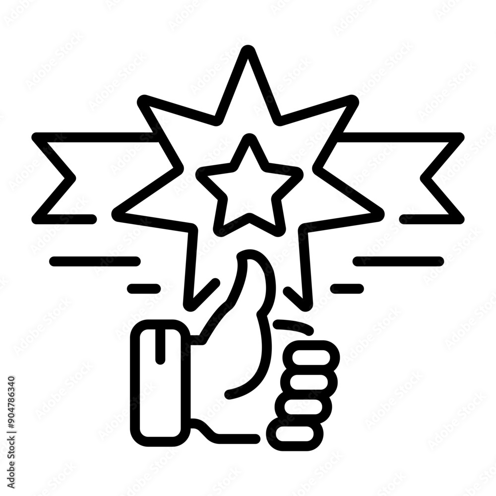 Best choice icon in outline style Best choice icon in outline style