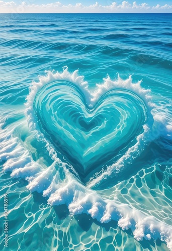 Heart Shaped Ocean Wave