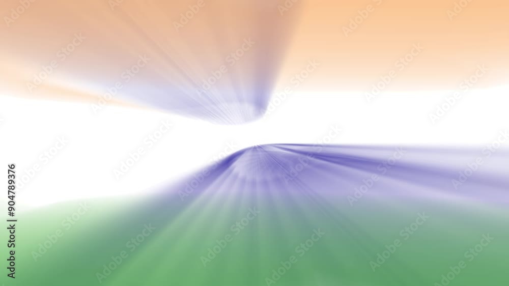 Indian tricolor flag blurred motion background