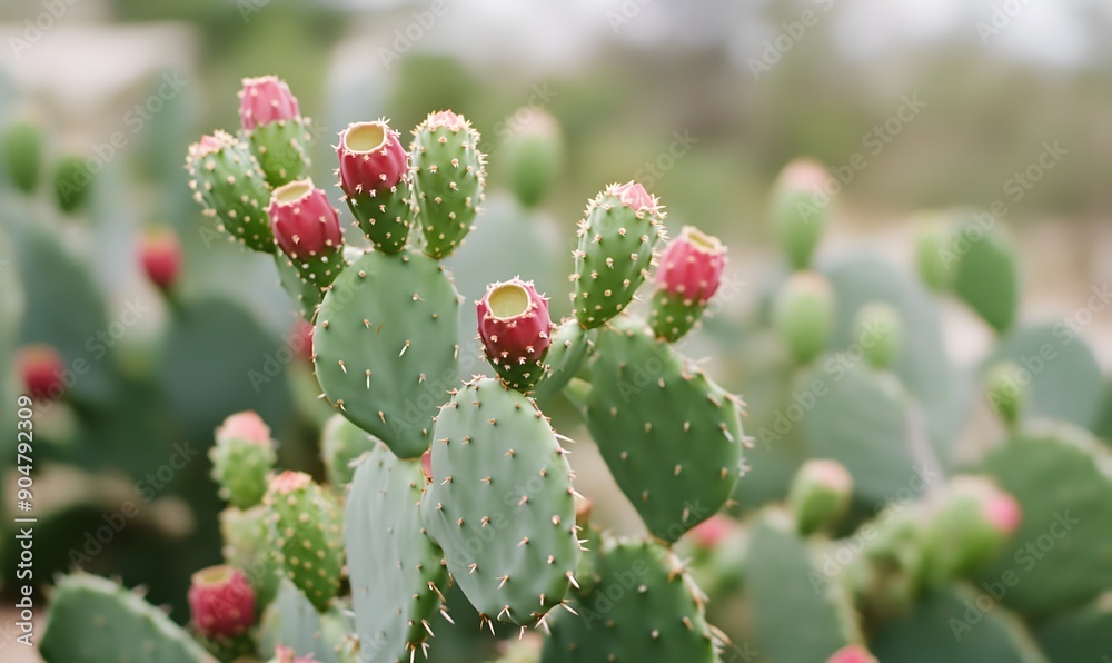 cactus full of fruit, Generative AI cactus full of fruit, Generative AI