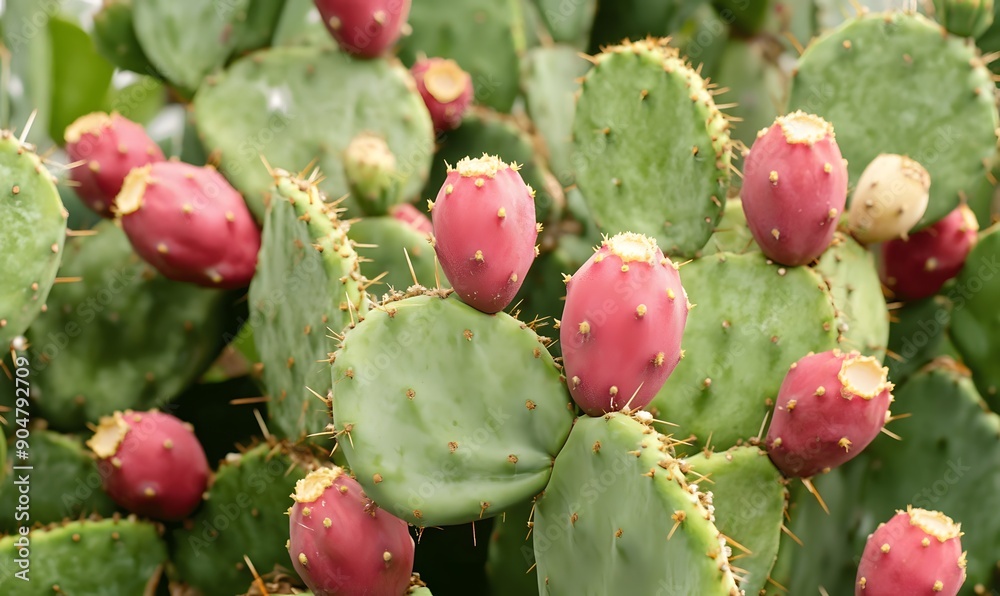 cactus full of fruit, Generative AI cactus full of fruit, Generative AI