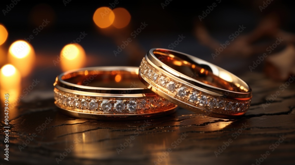 Gold wedding bands with diamond accents Gold wedding bands with diamond accents