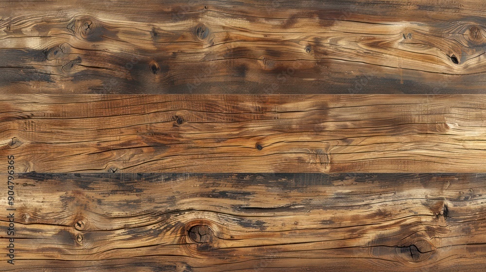 A wooden surface with a grainy texture and a dark brown color A wooden surface with a grainy texture and a dark brown color