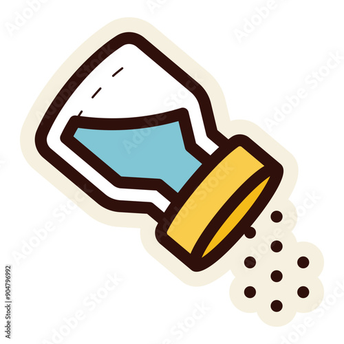seasoning salt shaker bottle sticker