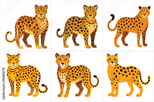 Print Leopard vector illustration