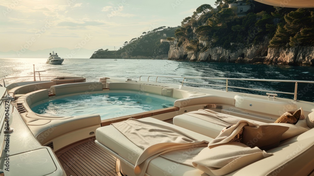 Fototapeta premium Luxury Living: Revel in a world of luxury with a lifestyle centered around opulent experiences, high-end products, and top-tier services that define elegance and exclusivity. 
