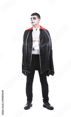 Young man dressed for Hallo...