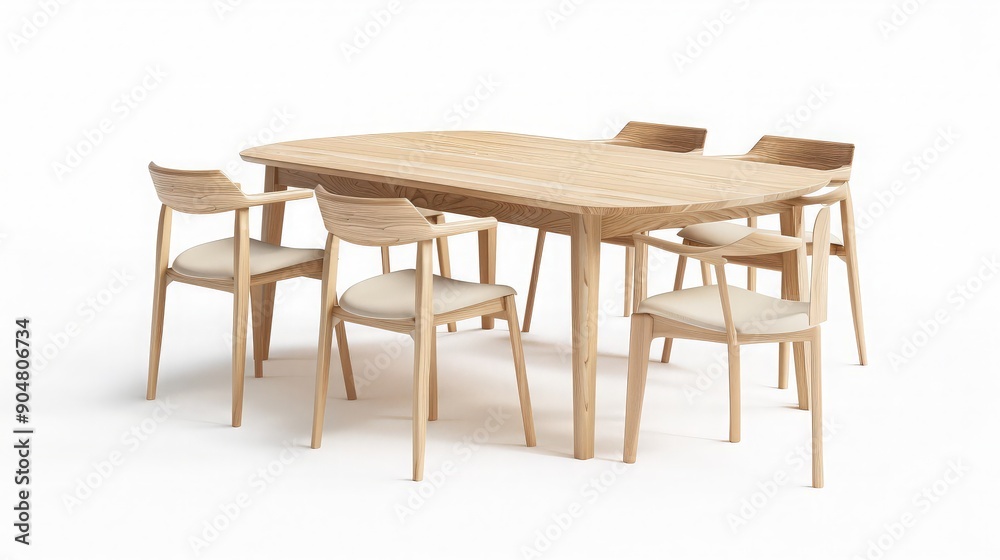 Wooden Dining Table and Chairs Set Wooden Dining Table and Chairs Set