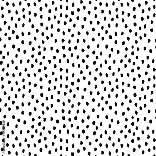 Seamless pattern of blue polka dots with transparent background. ,Organic Flow
