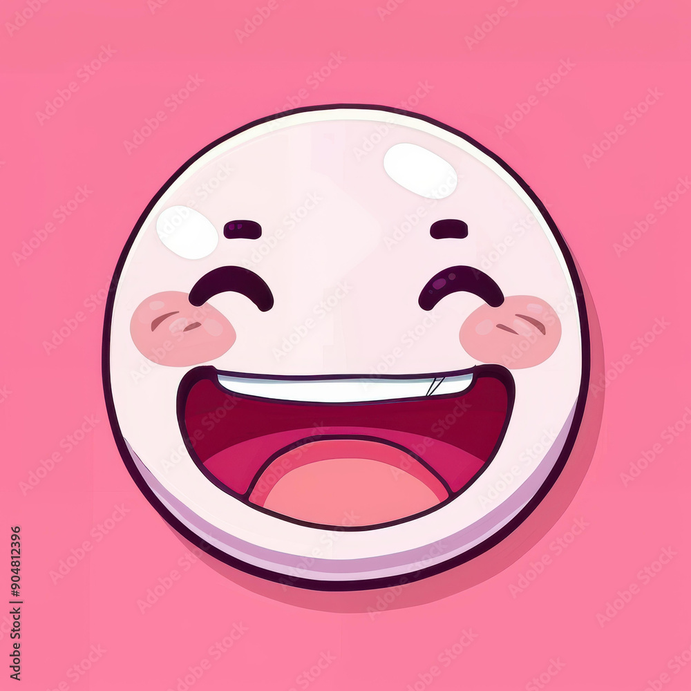 Obraz premium A fun logo featuring chibi characters spreading laughter and joy through memes that get millions of views on TikTok