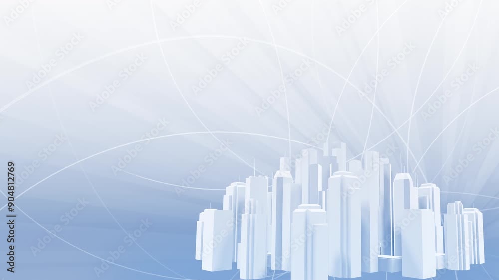 Network city communication technology business CG background Network city communication technology business CG background