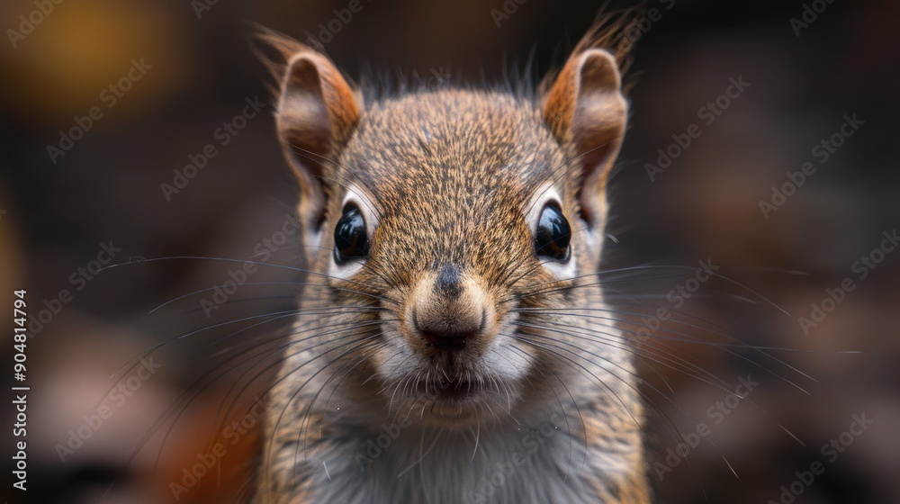 Close Up Portrait of a Curious Squirrel Close Up Portrait of a Curious Squirrel