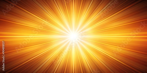 Abstract Orange and Yellow Sunburst Background
