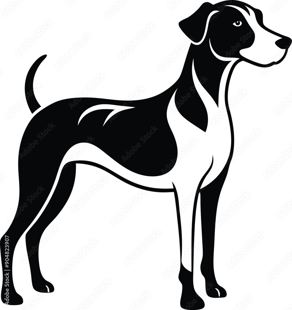 Dog silhouette. Vector silhouette of dog on white background. black dog isolated on white background. cutout dog. hand drawn design. vector illustration. Dog silhouette. Vector silhouette of dog on white background. black dog isolated on white background. cutout dog. hand drawn design. vector illustration.