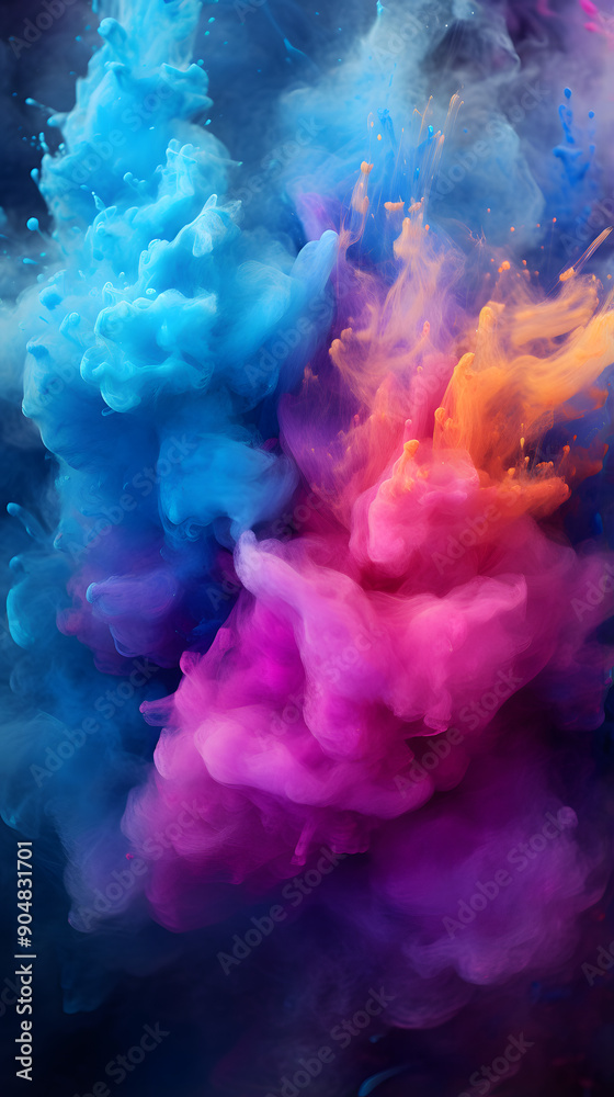 Digital color cloud smoke abstract graphic poster background Digital color cloud smoke abstract graphic poster background