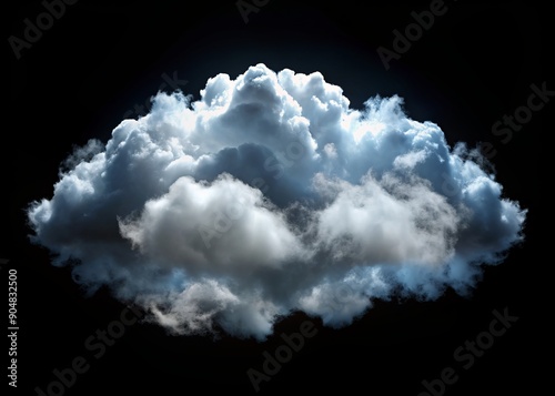 cloud isolated photo