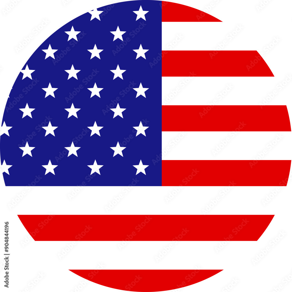 United States of America flag illustrator country flags round United States of America flag illustrator country flags round