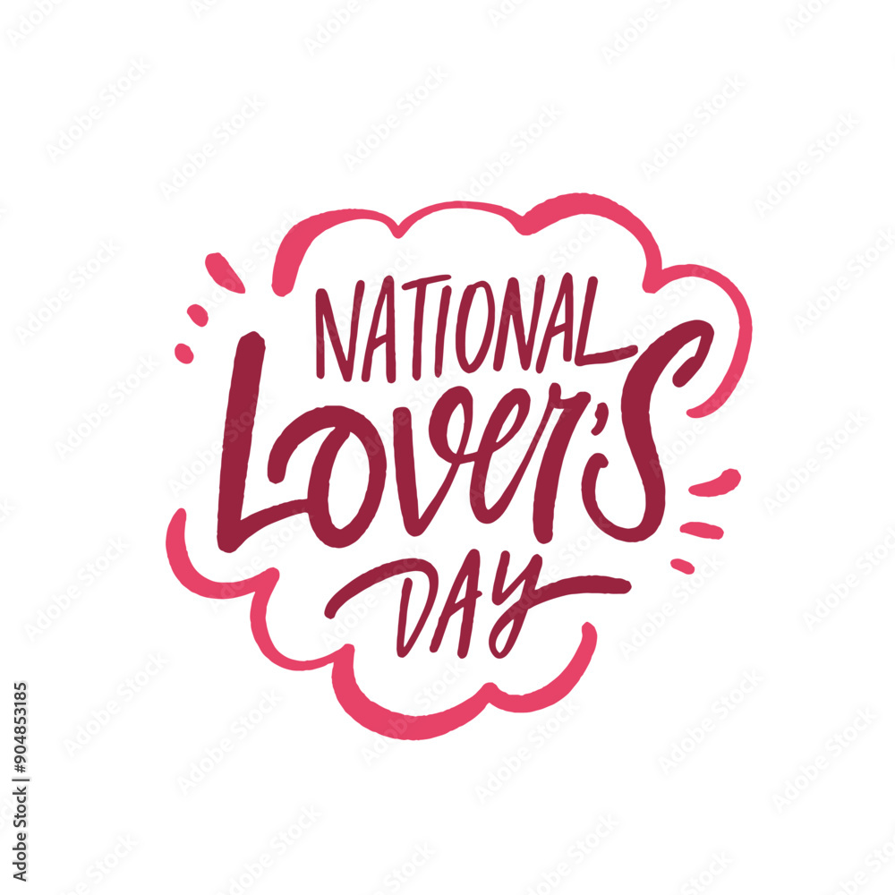 Fototapeta premium Design for National Lovers Day, celebrating deep connections and lovefilled moments