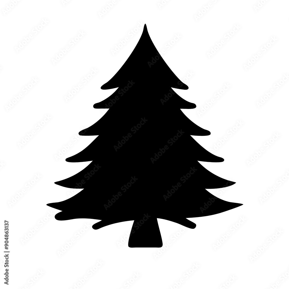 Obraz premium tree, christmas, fir, pine, winter, holiday, evergreen, decoration, green, xmas, christmas tree, branch, vector, celebration, illustration, nature, season, spruce, snow, plant, 3d, forest, year, symbo