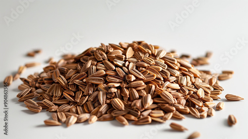 sunflower seeds isolated on...