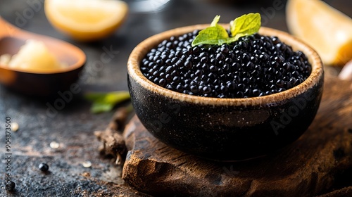 Indulge in the exquisite taste of lumpfish caviar, the affordable counterpart to luxurious black caviar. This natural delicacy adds a touch of class to any meal as a delectable appetizer or snack.