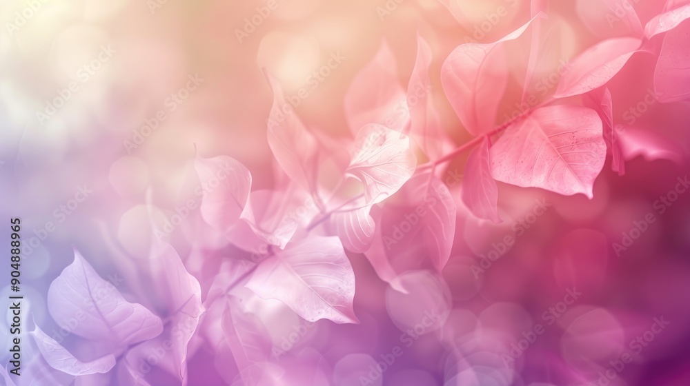 Fototapeta premium Blurred soft flower background with delicate petals