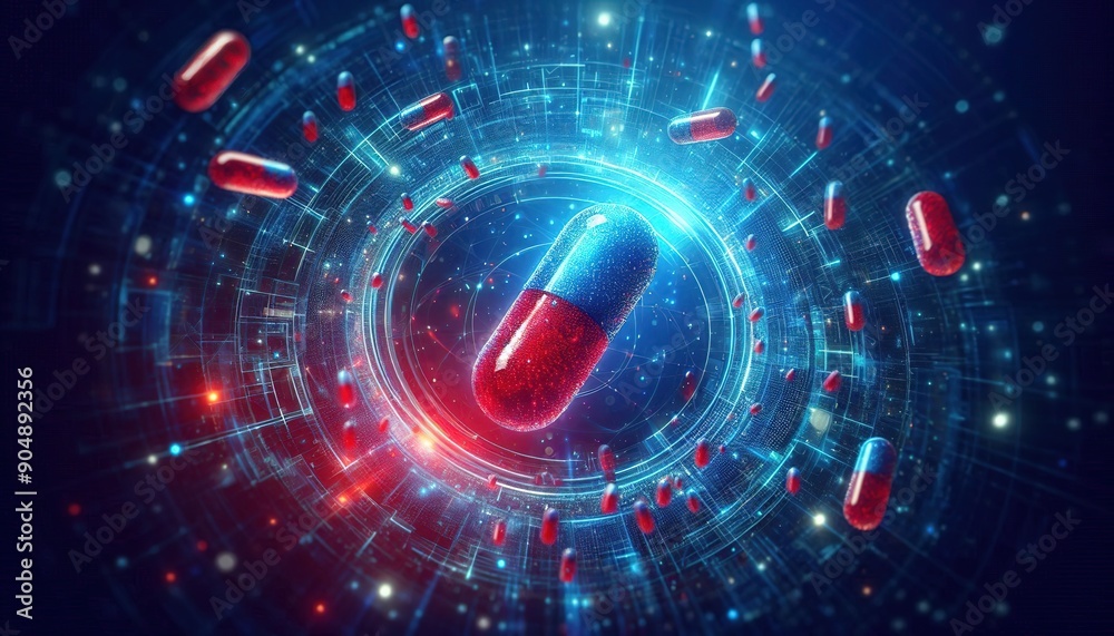 Obraz premium Capsule of Cutting-edge Technology