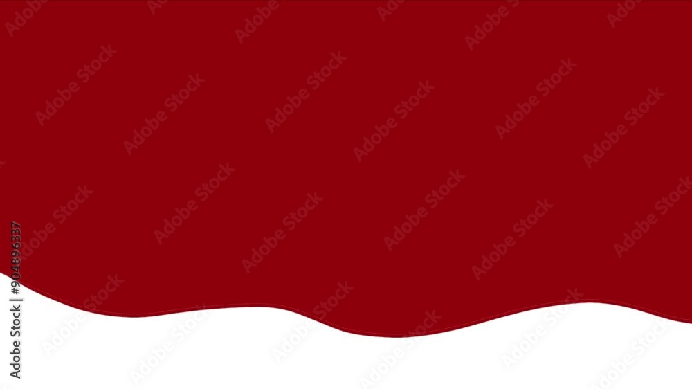 Blood red liquid transition animation on a white background Blood red liquid transition animation on a white background