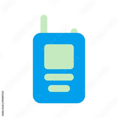 walkie talkie duo tone icon