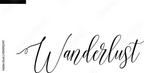  wanderlust Travel Saying Typography Text