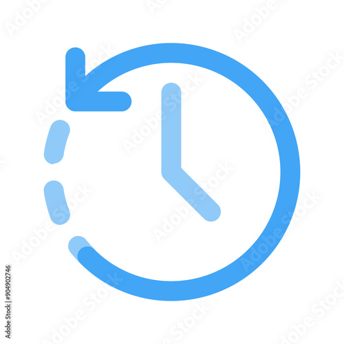 history flat icon
