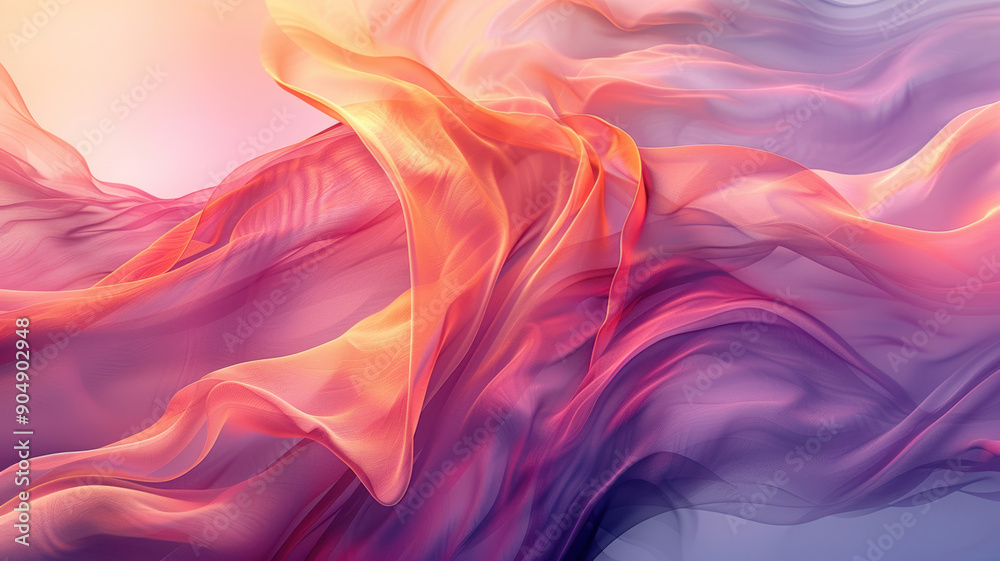Obraz premium Abstract Serenity in Soft Gradients