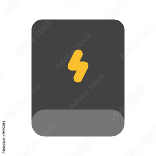power bank flat icon