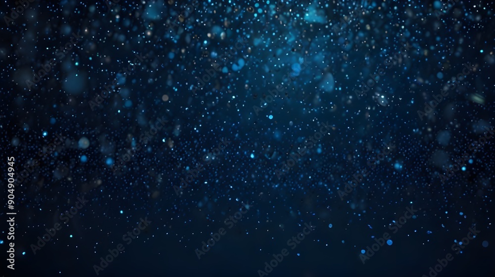 Obraz premium Dazzling Blue Glitter Abstract Background