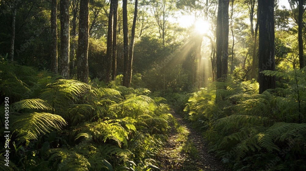 Native bushland in the Bay of Plenty Native bushland in the Bay of Plenty