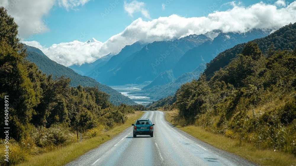 Scenic drives through the Haast Pass Scenic drives through the Haast Pass