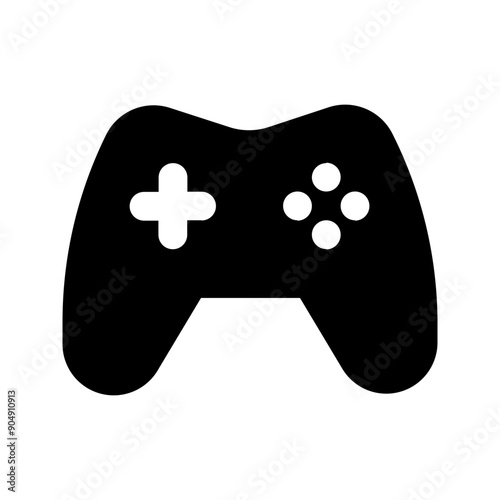 joystick glyph icon